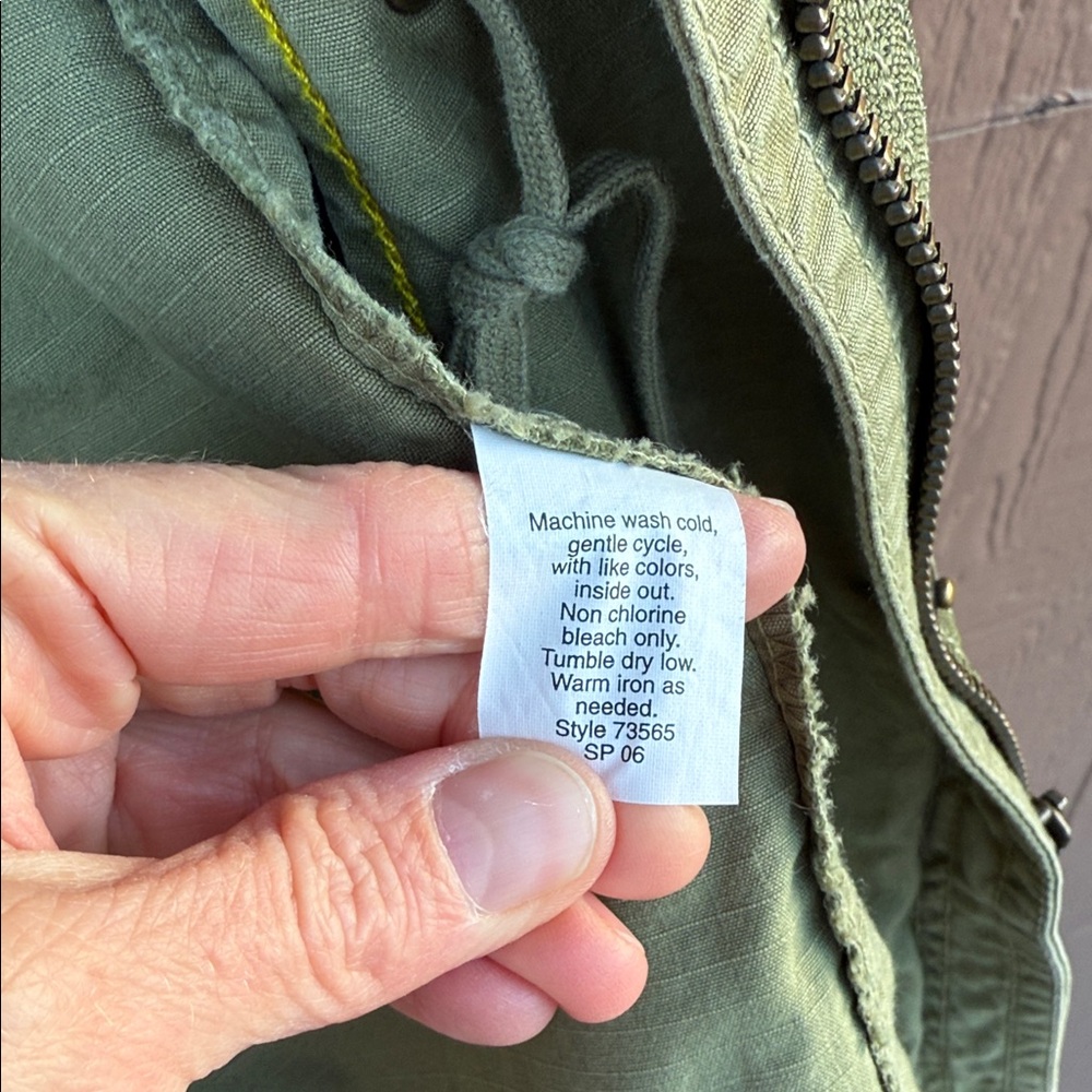 JCrew Green Military Style Jacket - Picture 6 of 6